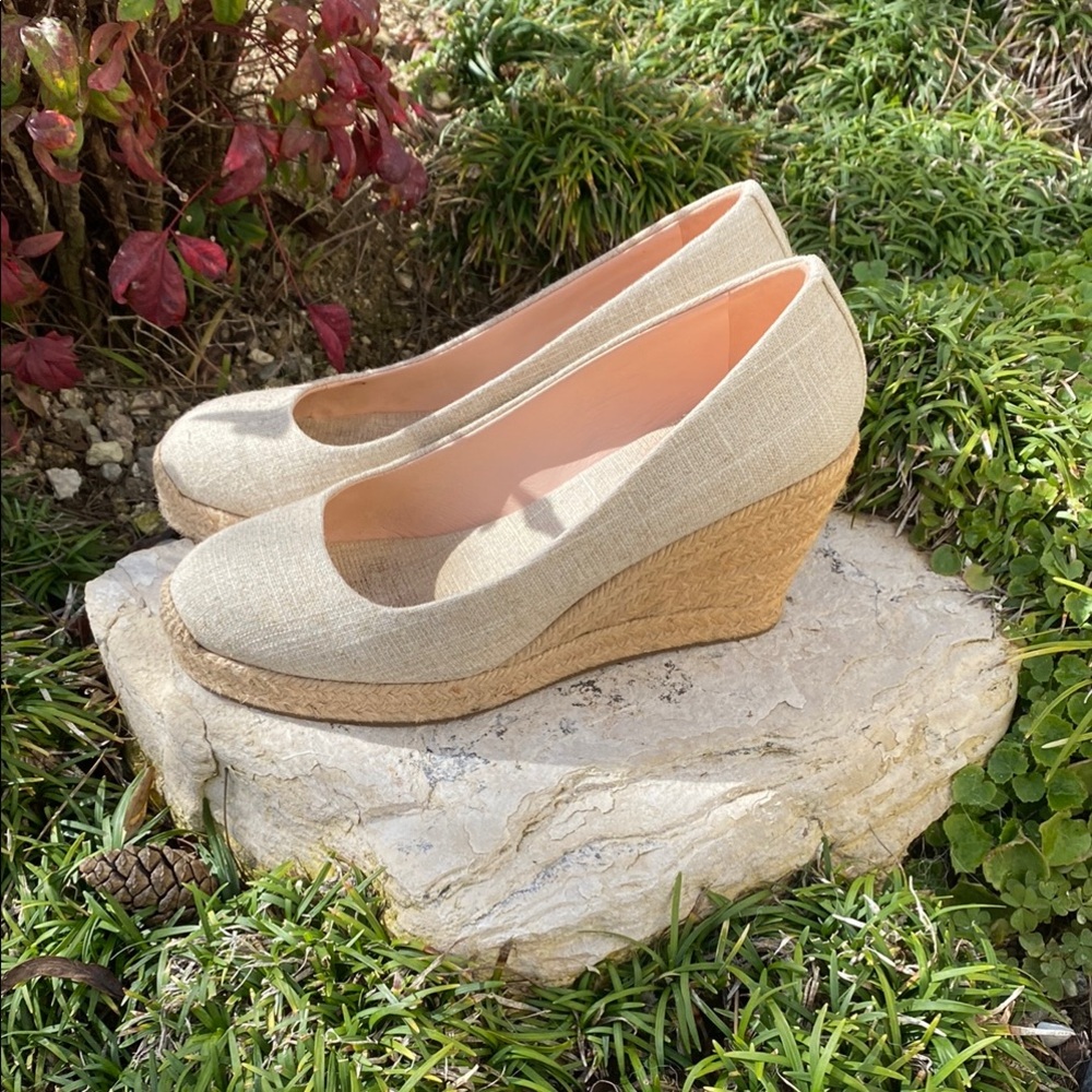 J. Crew Tan Espadrilles 7.5